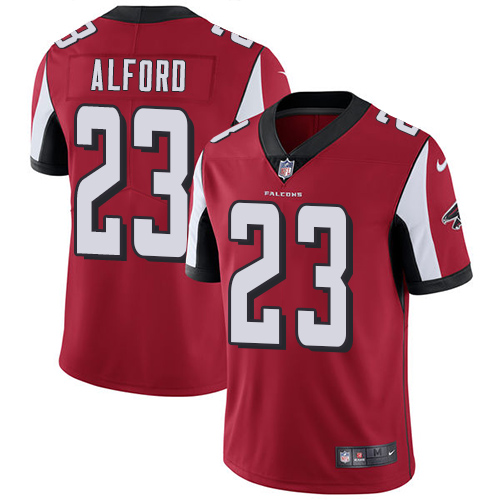 Nike Falcons #23 Robert Alford Red Team Color Men's Stitched NFL Vapor Untouchable Limited Jersey - Click Image to Close